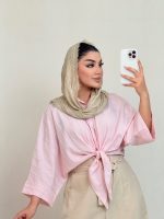 بلوز سلکت گرهی پاپیون - Image 2