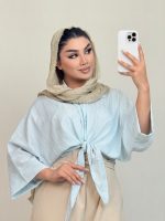 بلوز سلکت گرهی پاپیون - Image 6