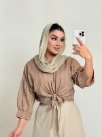 بلوز مارتین پری راه راه یقه مردونه - Image 2