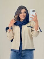 بلوز رایکا لینن جین ترکیب مدال