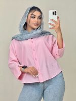 بلوز محم  ینزی یقه دلبری پشت پیله - Image 9