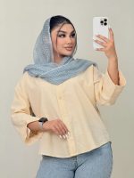 بلوز محم  ینزی یقه دلبری پشت پیله - Image 8