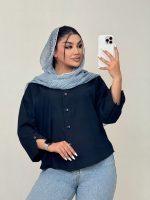 بلوز محم  ینزی یقه دلبری پشت پیله - Image 6