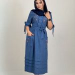 پیراهن دلوم جلو پیله گلدوزی مهتا