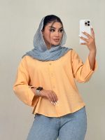 بلوز محم  ینزی یقه دلبری پشت پیله - Image 3