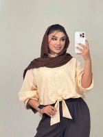 بلوز محم  ینزی جلو گره ای تیتا - Image 2