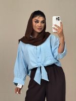 بلوز محم  ینزی جلو گره ای تیتا - Image 9