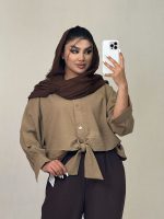 بلوز محم  ینزی جلو گره ای تیتا - Image 8
