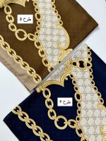 روسری لموریا ابریشم ژاکارد 120 ریلان - Image 6