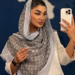 شال رسپینا ابریشم میله ای دور گیپور گوچی