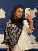 شال میرا عنکبوتی گلدوزی مشکاکین - Image 5