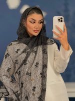 شال میرا عنکبوتی گلدوزی مشکاکین - Image 3