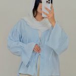 بلوز نامو لینن جلو بندی لامیا
