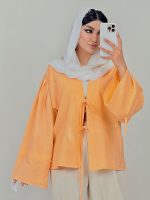 بلوز نامو لینن جلو بندی لامیا - Image 2