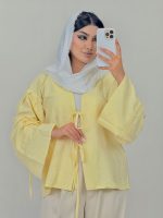 بلوز نامو لینن جلو بندی لامیا - Image 5