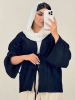 بلوز نامو لینن جلو بندی لامیا - Image 4