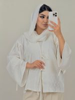 بلوز نامو لینن جلو بندی لامیا - Image 3
