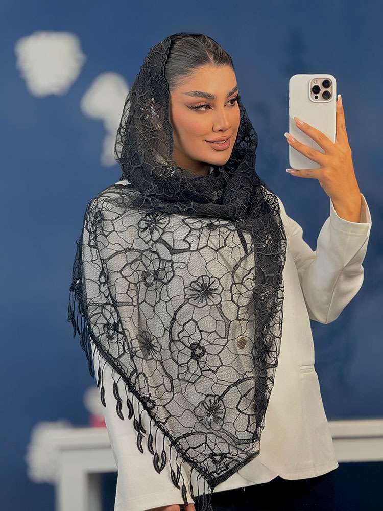 shal-h-h-ankabuti-polki-dolayeh (3) شال اچ اچ عنکبوتی پولکی دولایه - Image 1