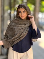 شال رسپینا ابریشم میله ای لمه چاپی کلوین - Image 5