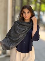 شال رسپینا ابریشم میله ای لمه چاپی کلوین - Image 4