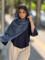 شال رسپینا ابریشم میله ای لمه چاپی کلوین