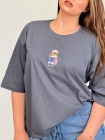 تیشرت بصر نخ پنبه باکسی تدی بوی - Image 6