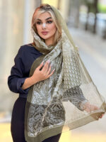 ‏شال لموریا ابریشم تافته دارلا - Image 3