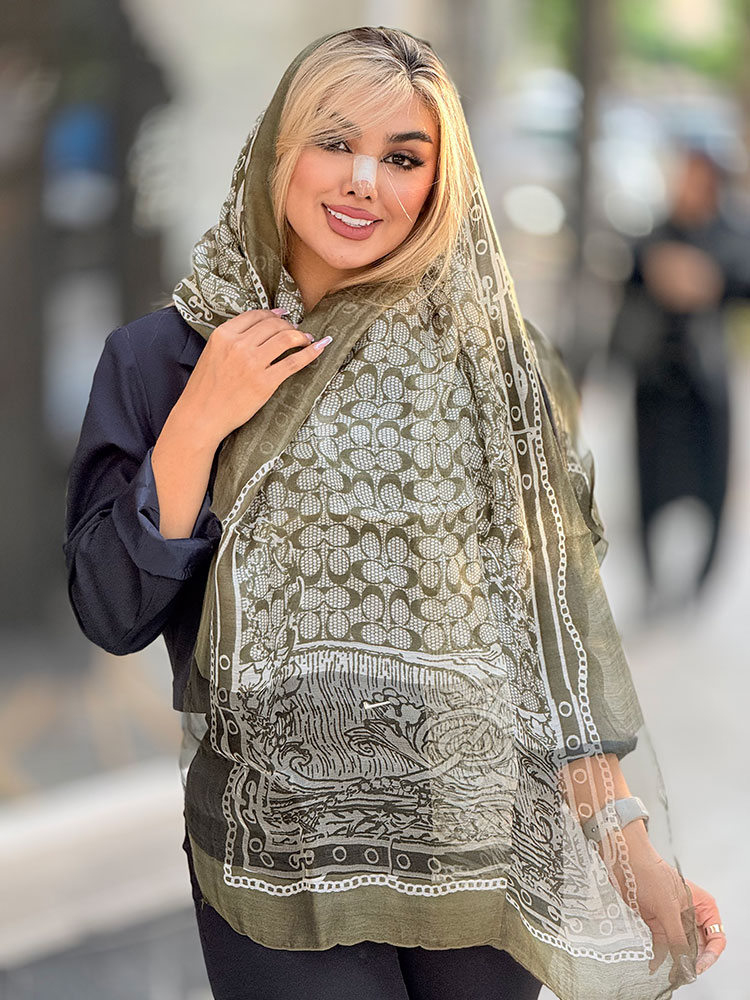 shal-lemoria-ebrisham-tafteh-diba (5) شال لموریا ابریشم تافته دیبا - Image 1